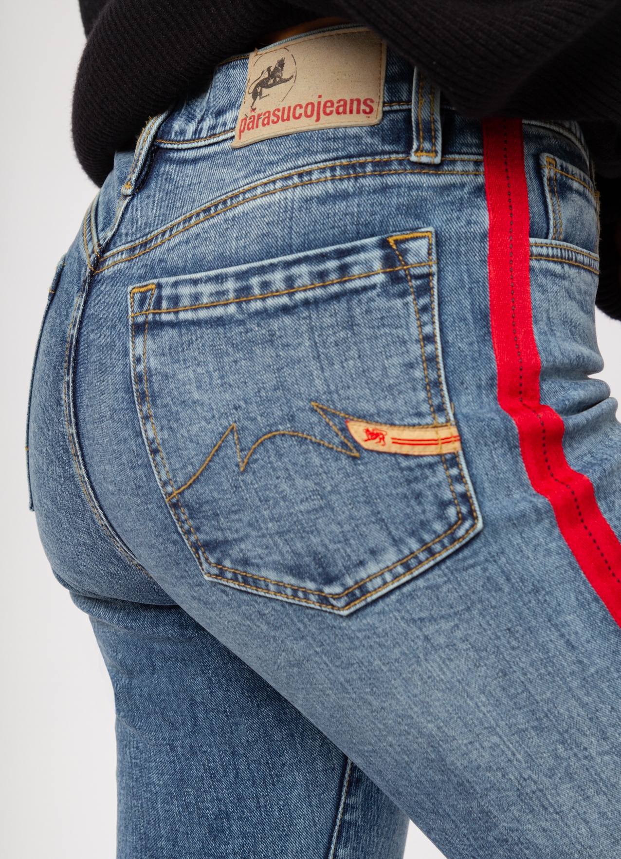 Parasuco jeans with stripe Clearance