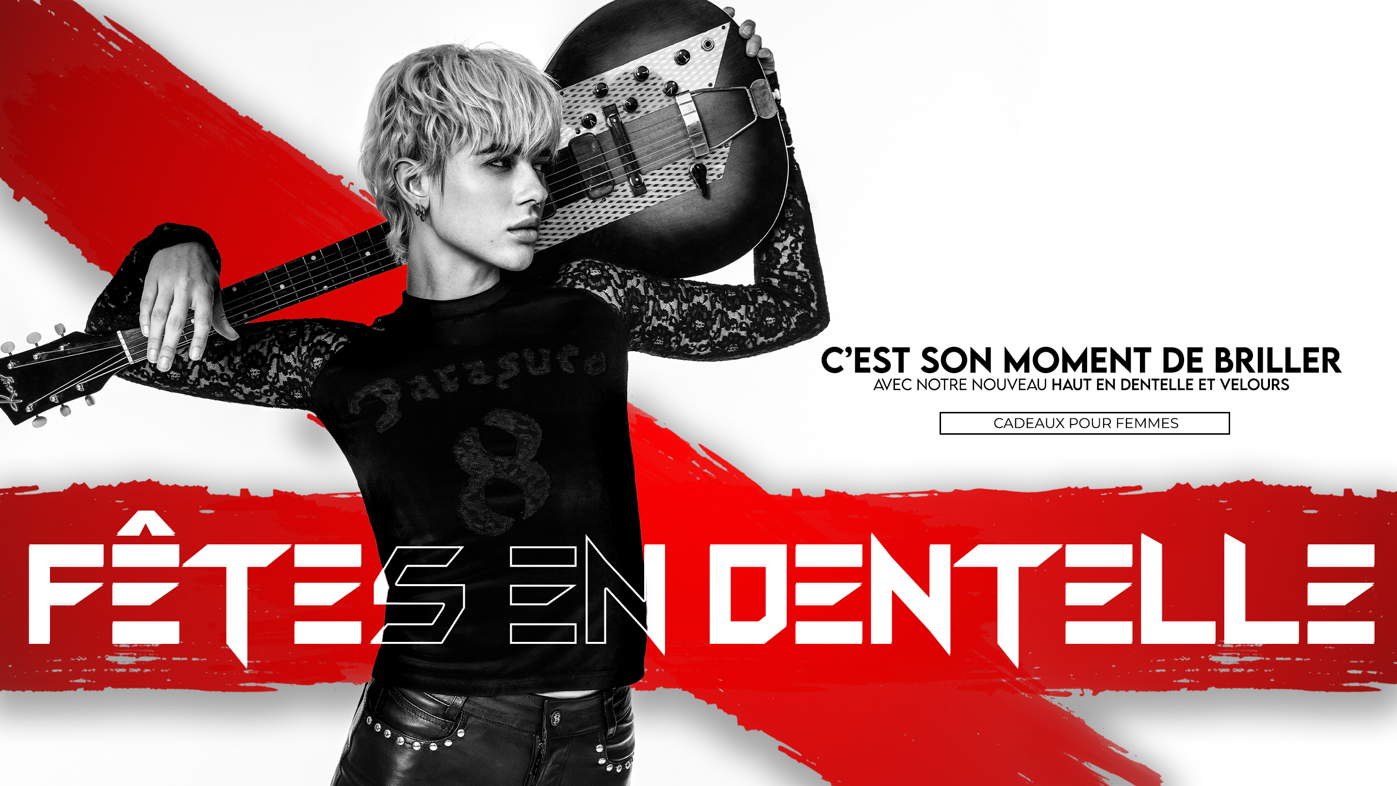 A simple graphic on a white background. The text 'DENIM DNA' is centered at the top, with 'DENIM' in black and 'DNA' in bold, slanted red letters. Below this is the text 'FIDELITY PROGRAM.' In the center of the image is a black chimera. Underneath the creature, the text reads 'GET A $100 GIFT CARD' with '$100' in bold, red font. Below that, in smaller font, it says 'FOR EVERY $500 OF ACCUMULATED PURCHASES.' At the bottom is a button with a thin black border that says 'REGISTER NOW.'