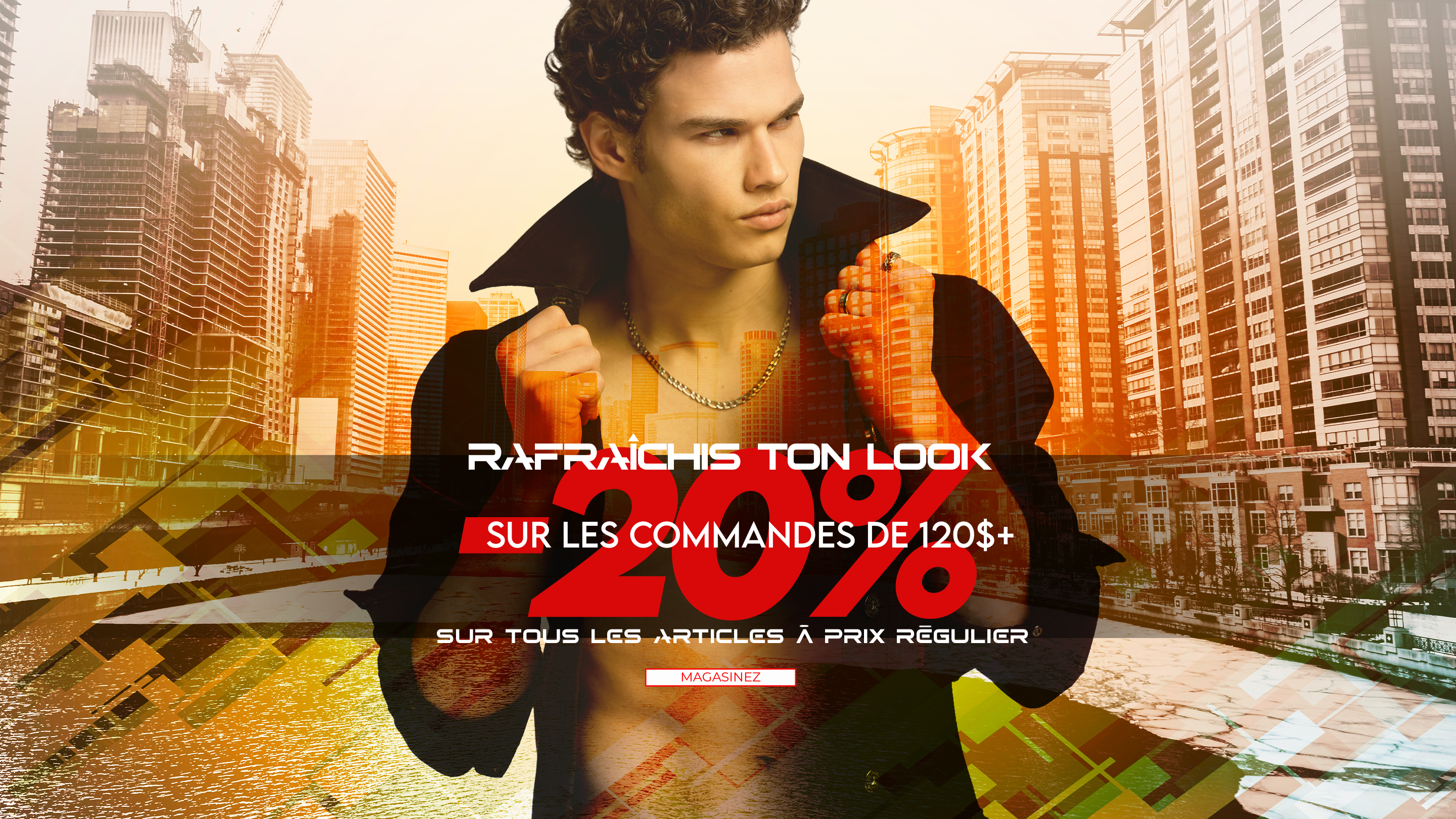 -20% de rabais sur tout le site