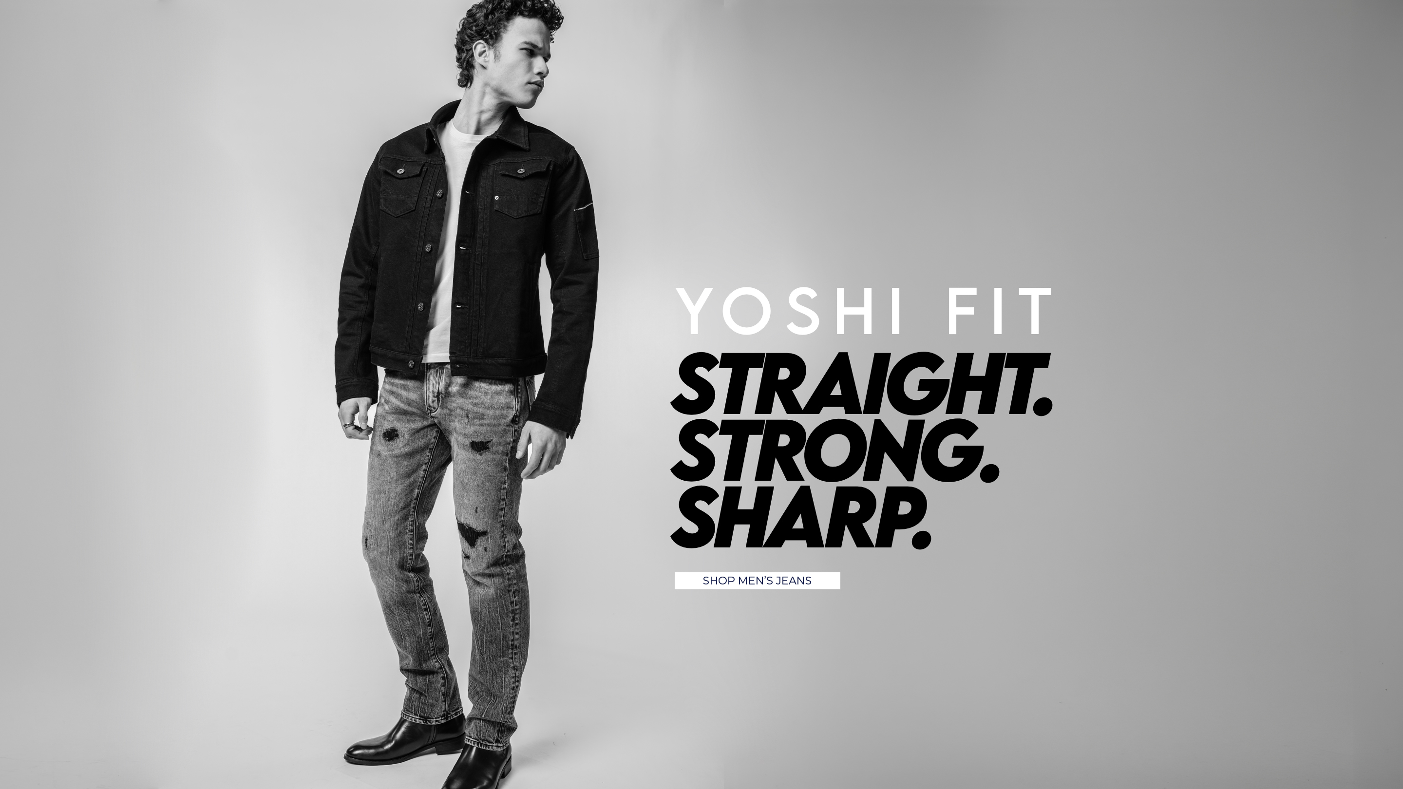 YOSHI FIT - Men's Straight Leg Jeans