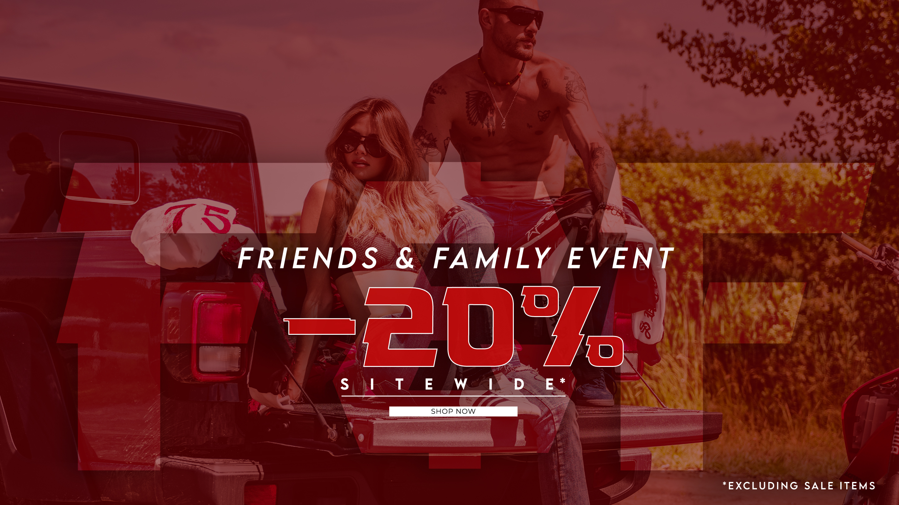 20% off sitewide excluding sales