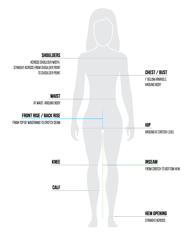 Parasuco Size Chart